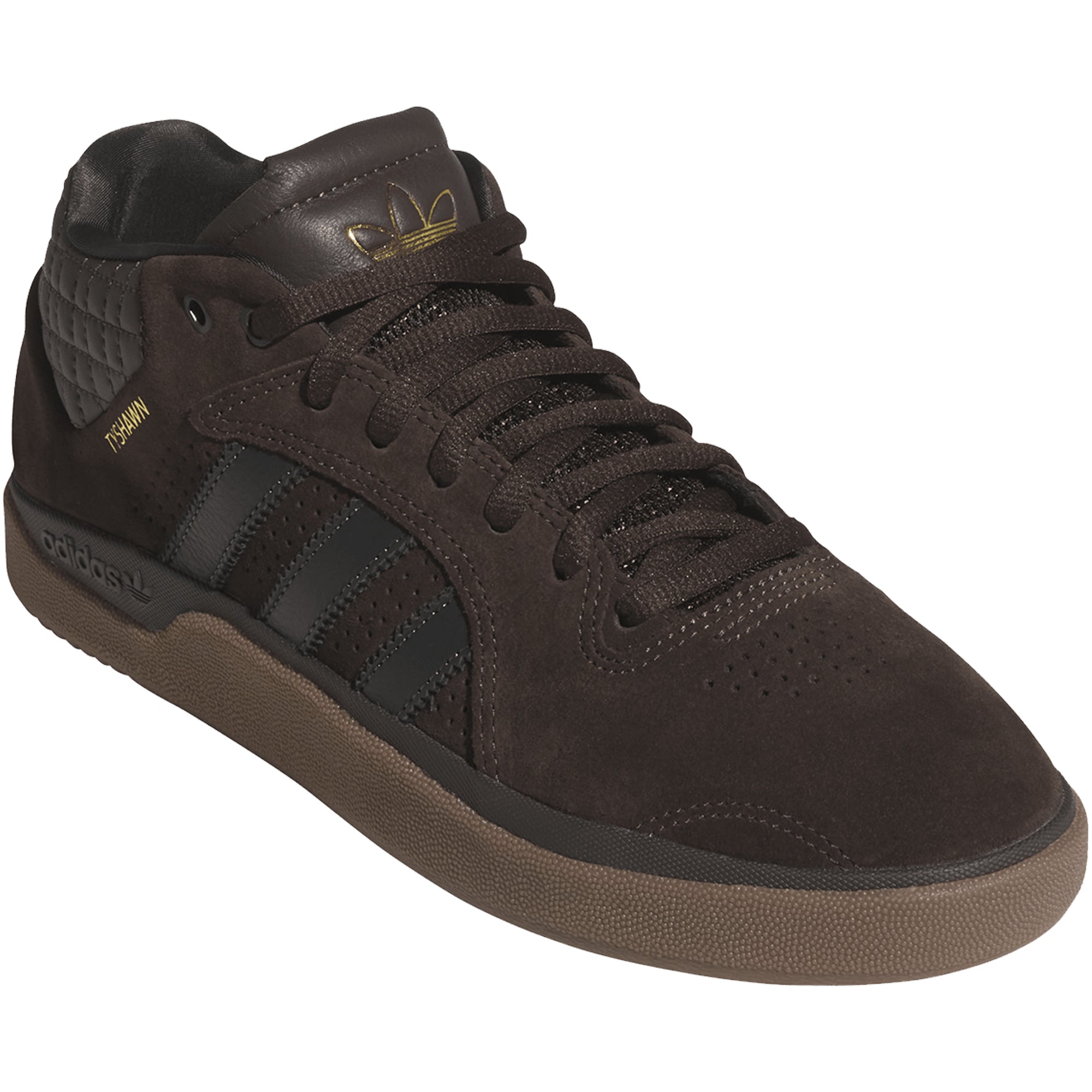adidas Tyshawn Shoes Carbon/Aurora Coffee/Carbon