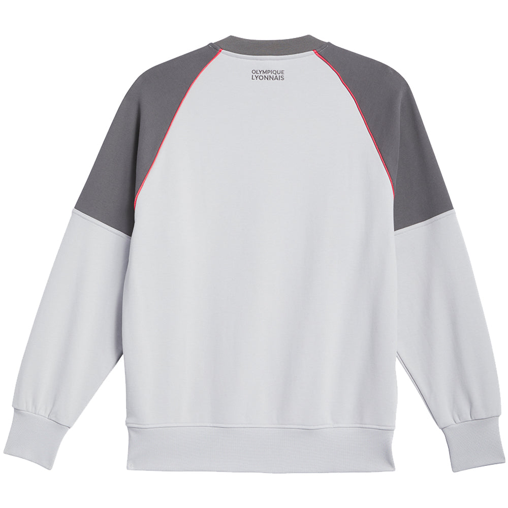 adidas Wall Street x Olympique Lyonnais Crewneck Sweatshirt Light Solid Grey/Grey Five