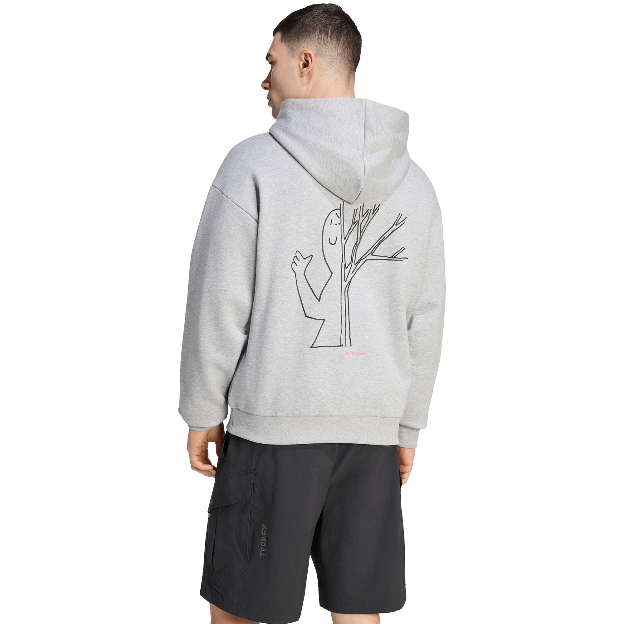 adidas Terrex Shmoofoil Xploric Hoodie Medium Grey Heather