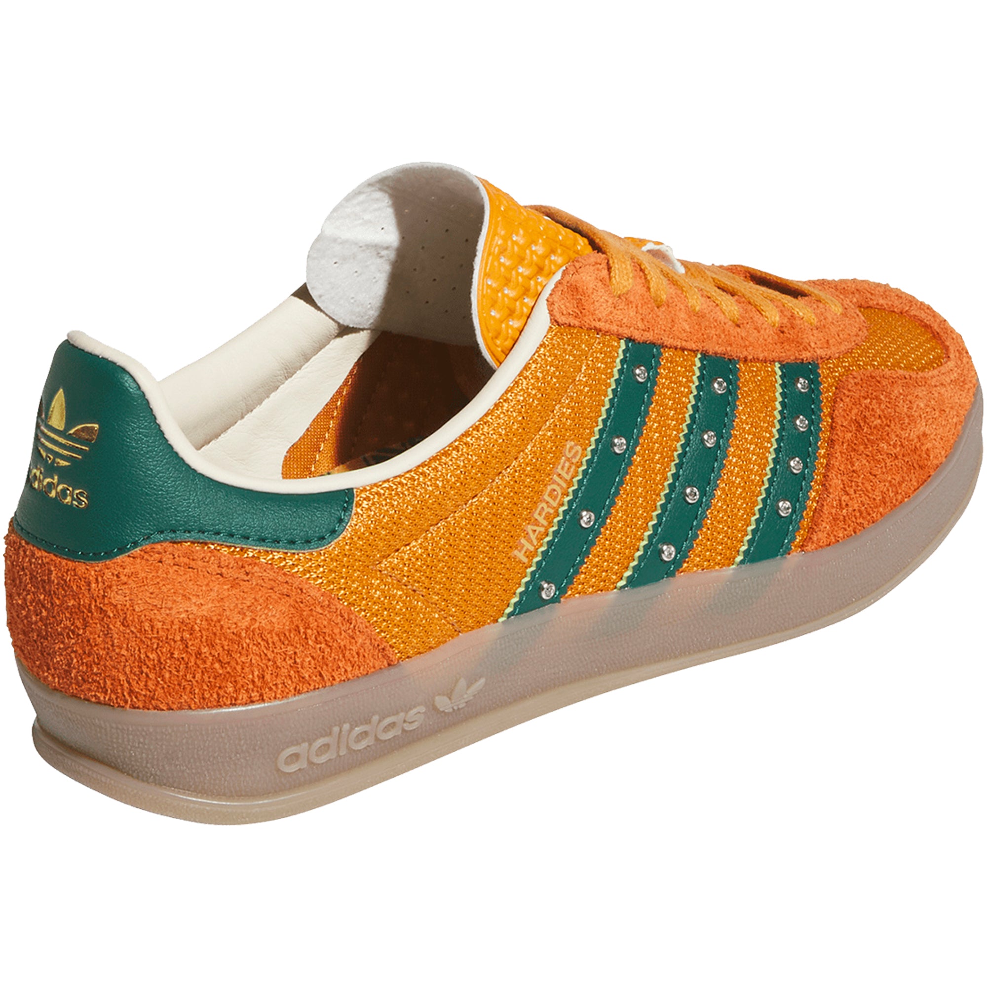 Adidas x Hardies Gazelle Indoor Shoes Rustic Orange/Collegiate Green