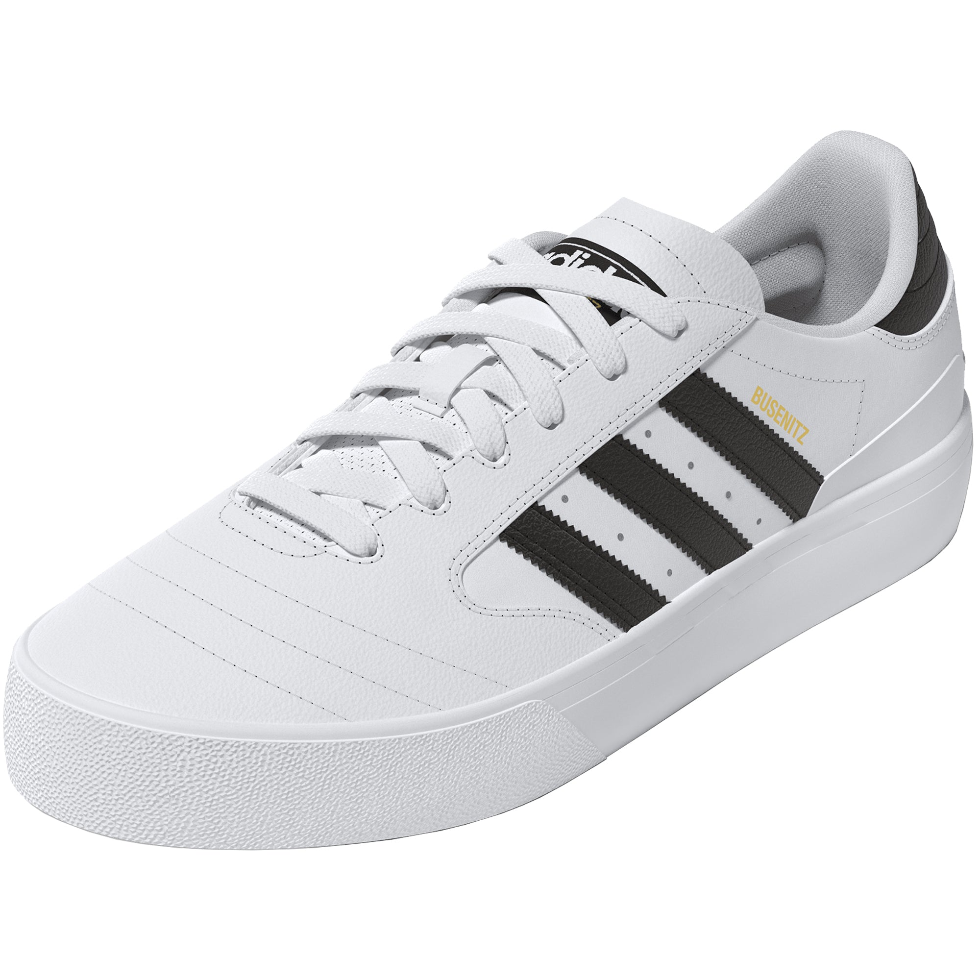 Adidas Busenitz Vulc II Shoes Cloud White/Aurora Coffee/Gold Metallic