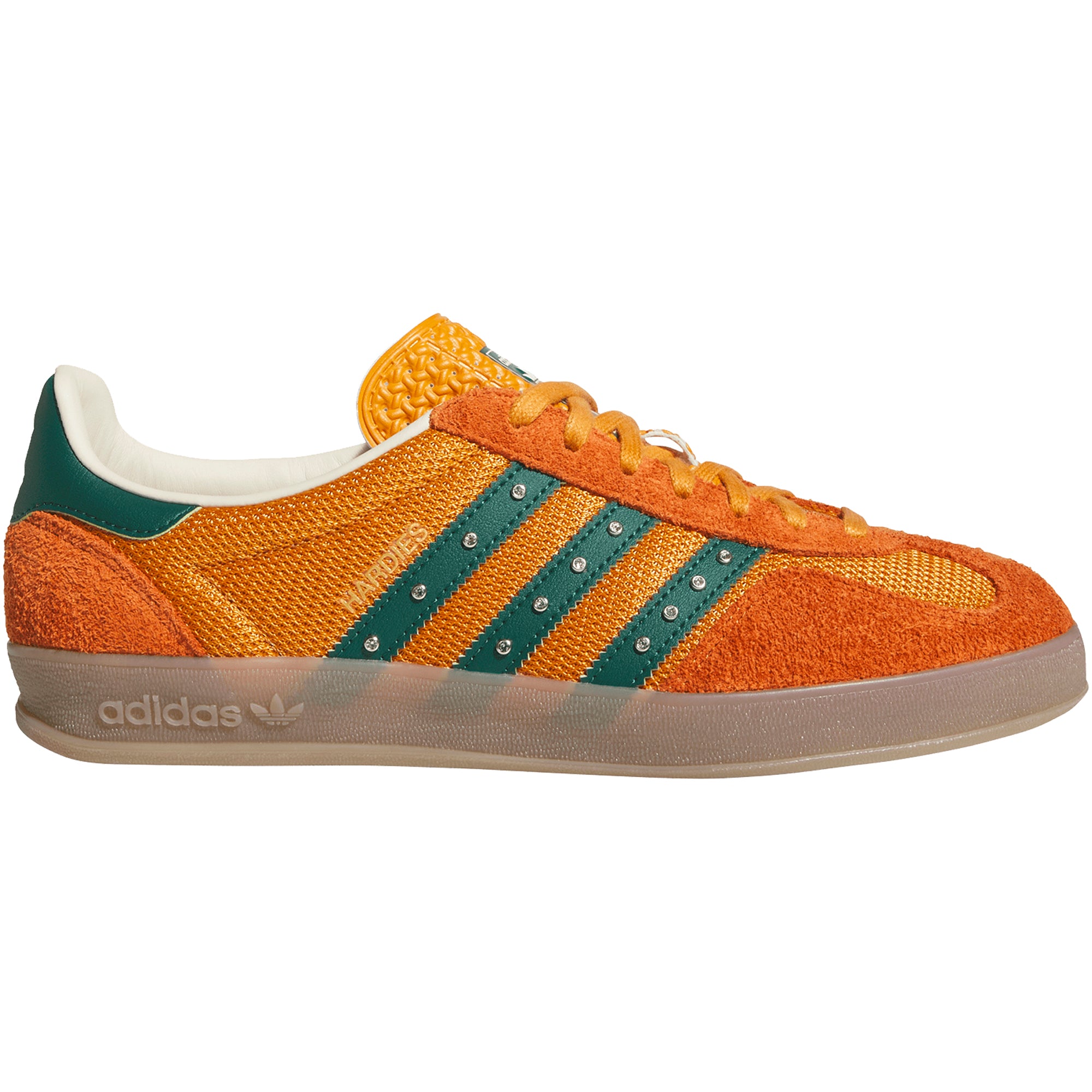 Adidas x Hardies Gazelle Indoor Shoes Rustic Orange/Collegiate Green