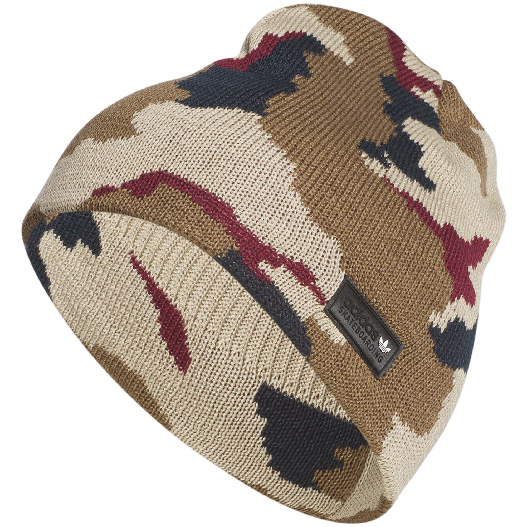 adidas FS+ Premiere Camo Beanie Khaki Three/Khaki Six/Aurora Ink