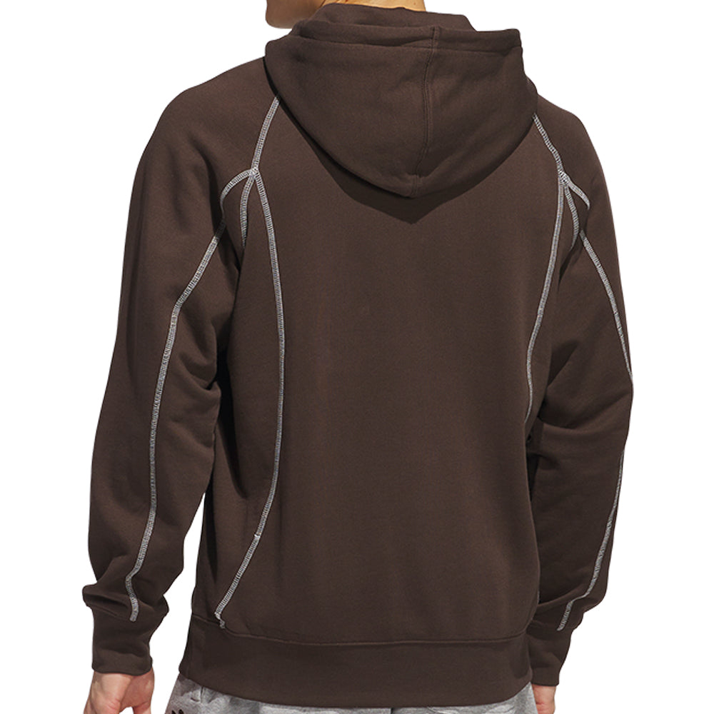 Adidas Shmoo Featherweight Hoodie Dark Brown/Core White