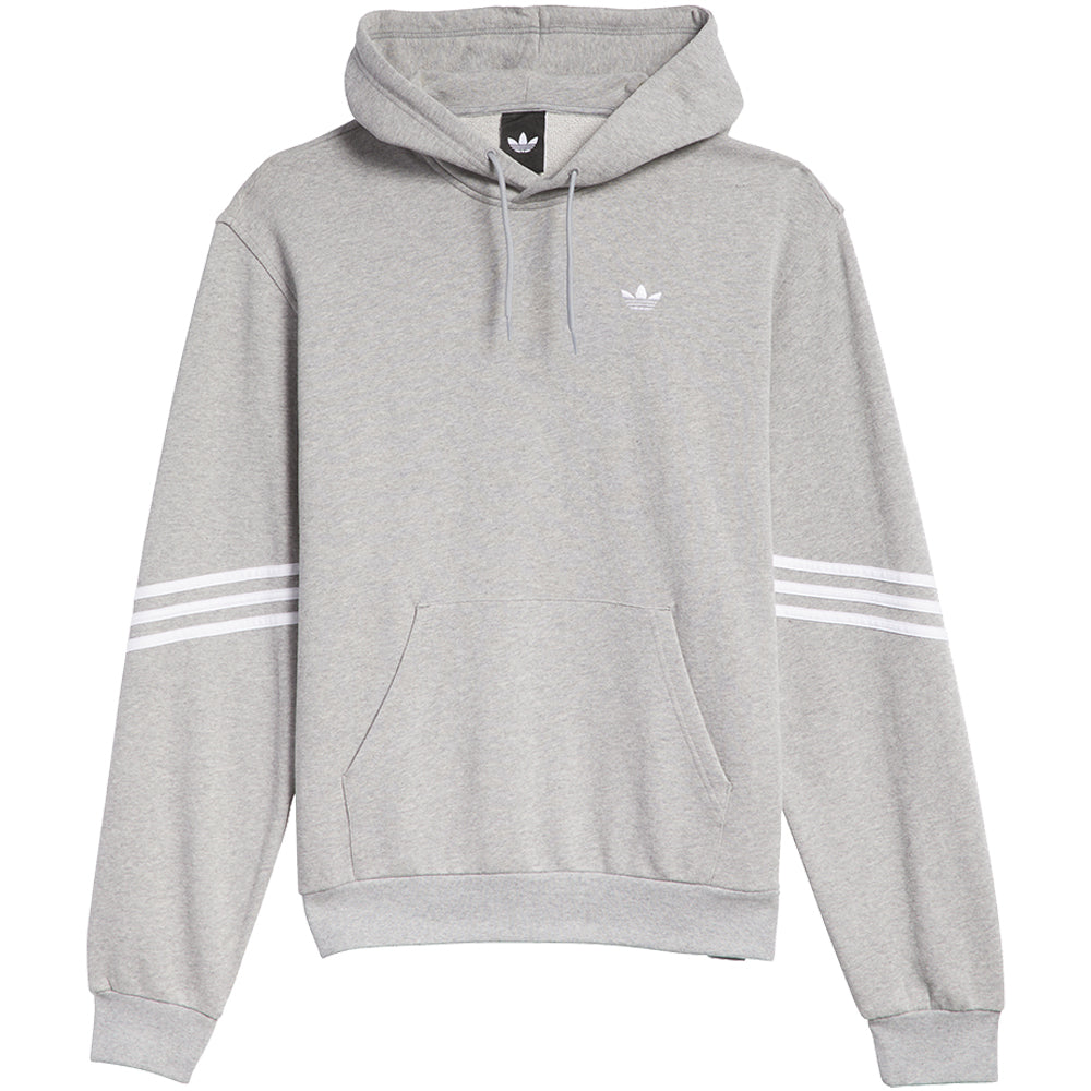 Adidas Classic Hoodie Medium Grey Heather/White