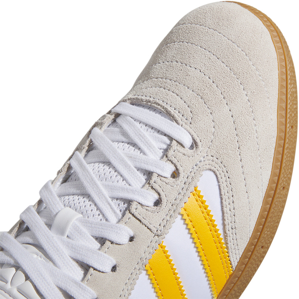 adidas Busenitz Shoes Crystal White/Preloved Yellow/Gum