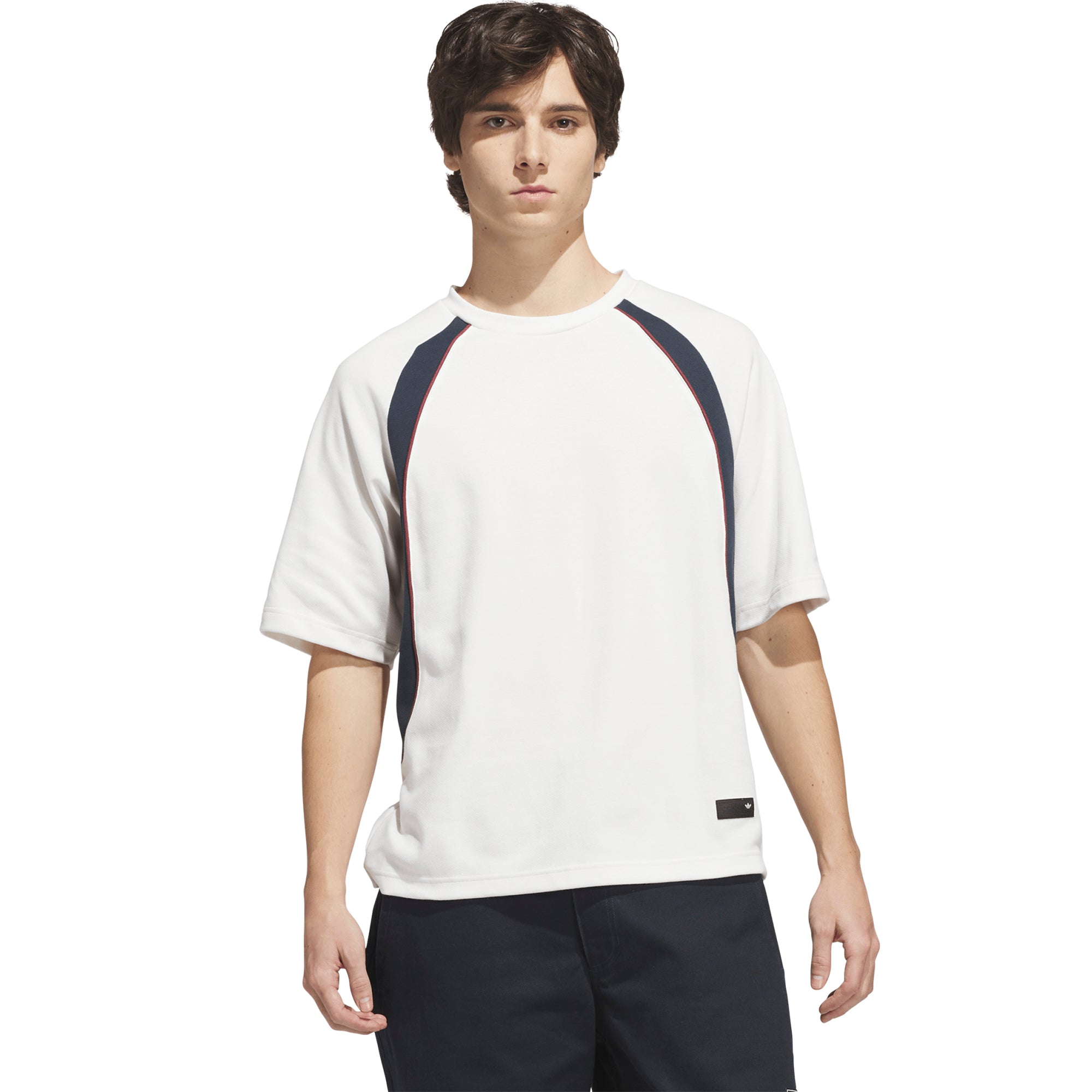 adidas FS+ Jersey Core White/Aurora Ink