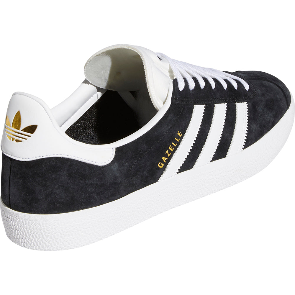 adidas Gazelle ADV Shoes Core Black/Cloud White/Gold Metallic