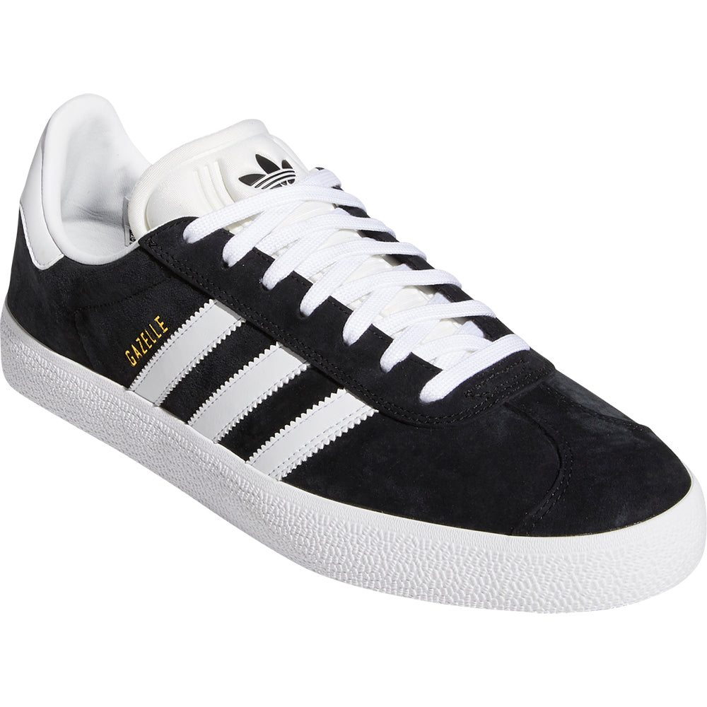 adidas Gazelle ADV Shoes Core Black/Cloud White/Gold Metallic