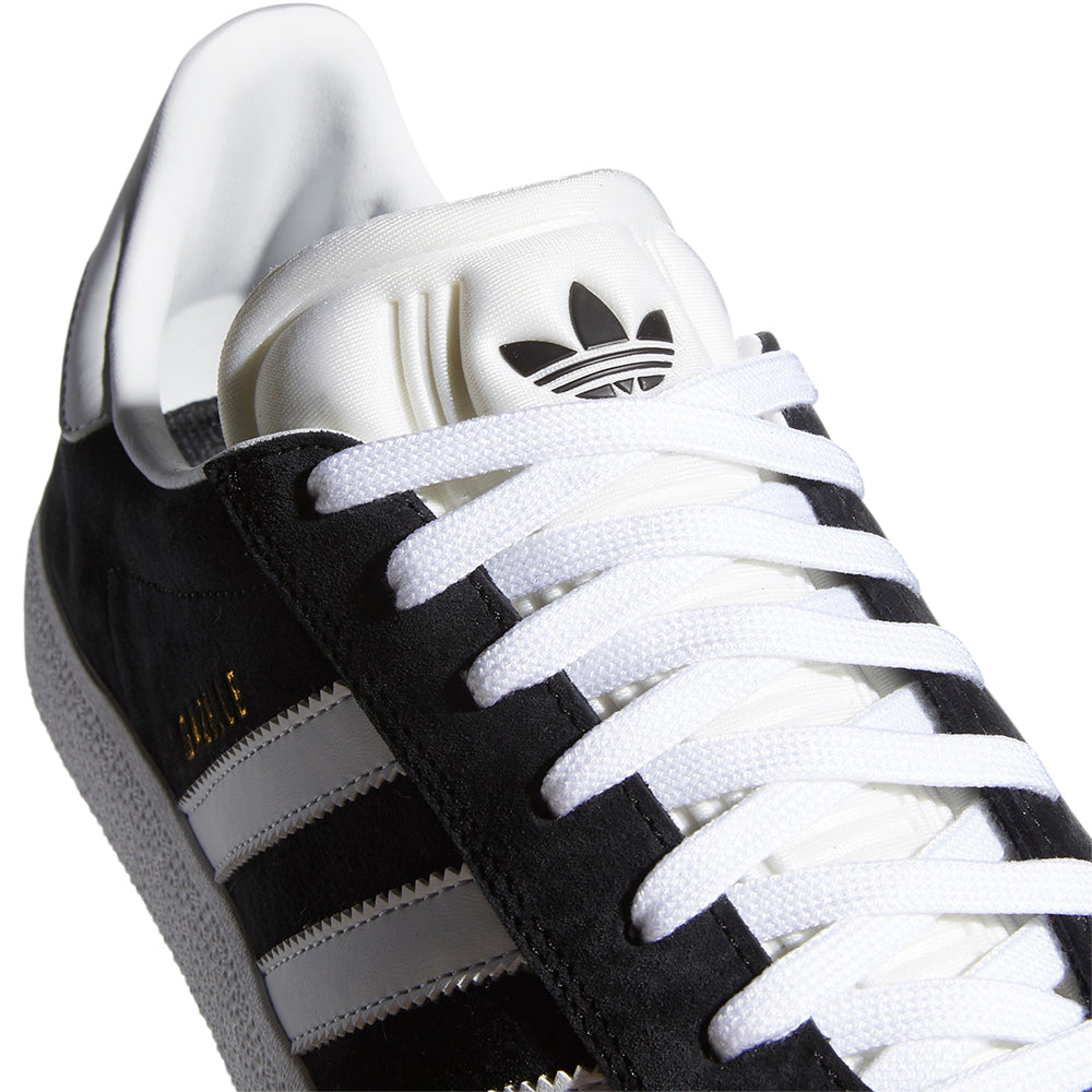 adidas Gazelle ADV Shoes Core Black/Cloud White/Gold Metallic