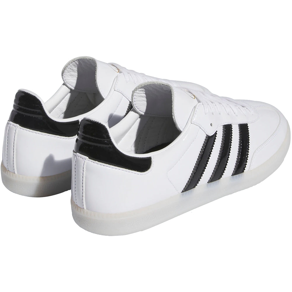 adidas Jason Dill Samba Patent Shoes Cloud White/Core Black/Gold Metallic