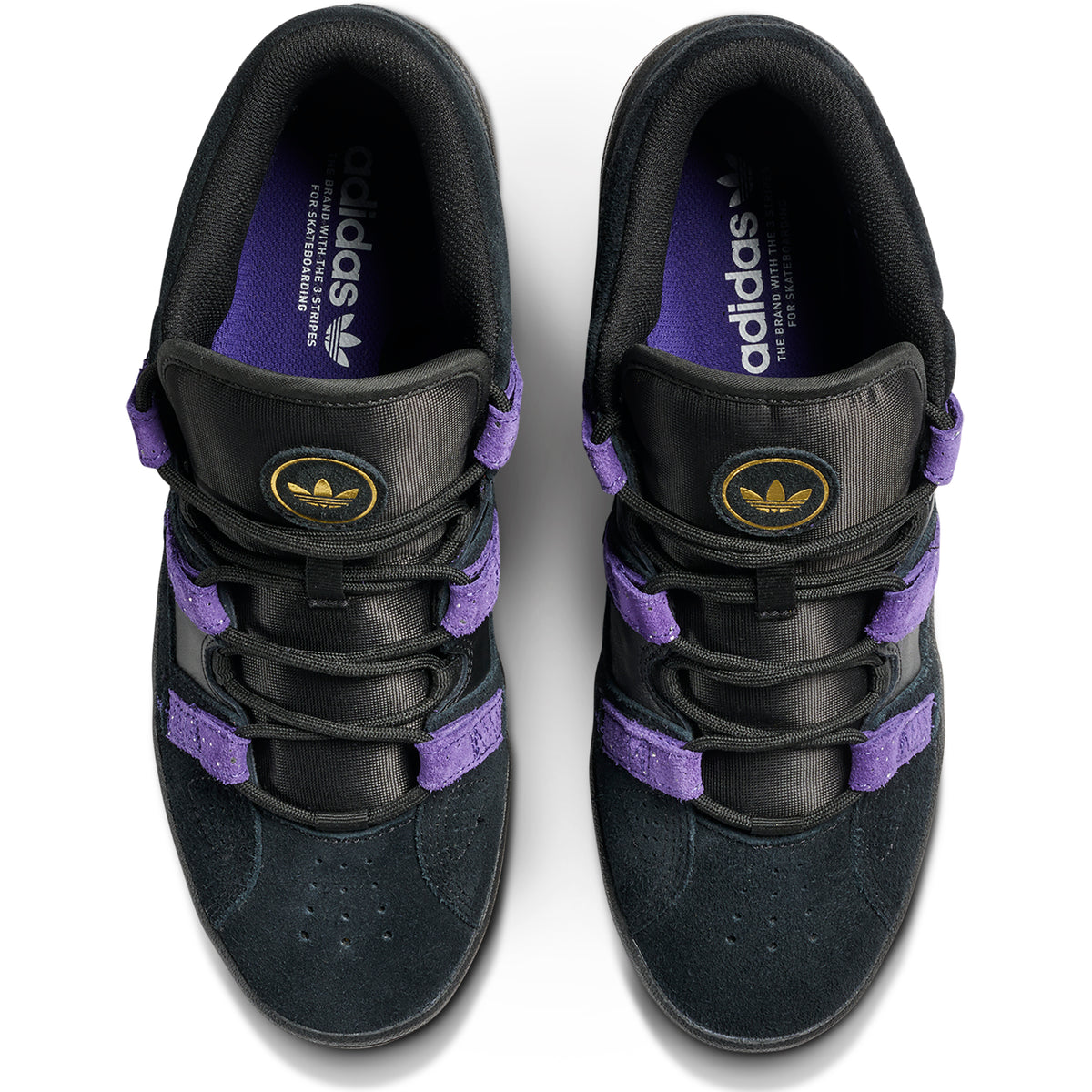 adidas Kader Shoes Core Black/Collegiate Purple/Gold Metallic