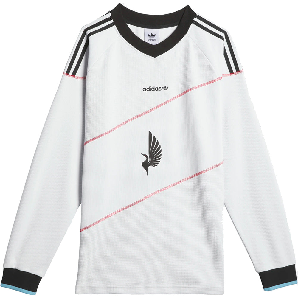 adidas MNUFC x Familia Long Sleeve Jersey Crystal White/Core Black/Red
