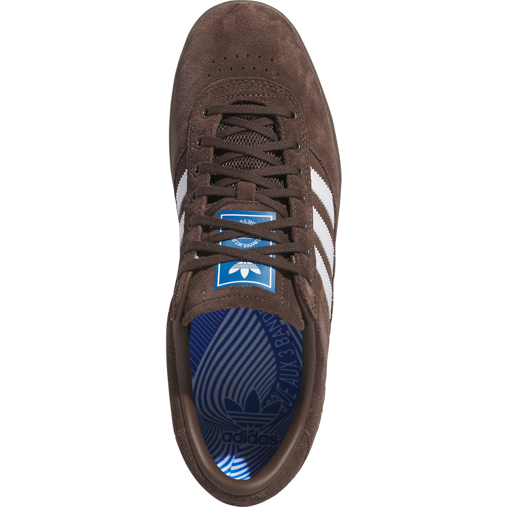 adidas Puig Indoor Shoes Brown/Cloud White/Blue Bird