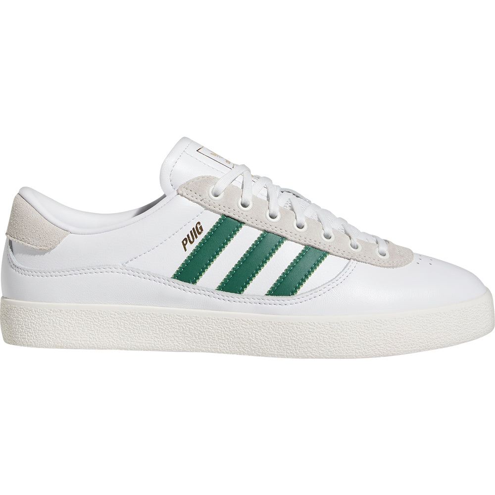 adidas Puig Indoor Shoes Cloud White/Dark Green/Chalk White