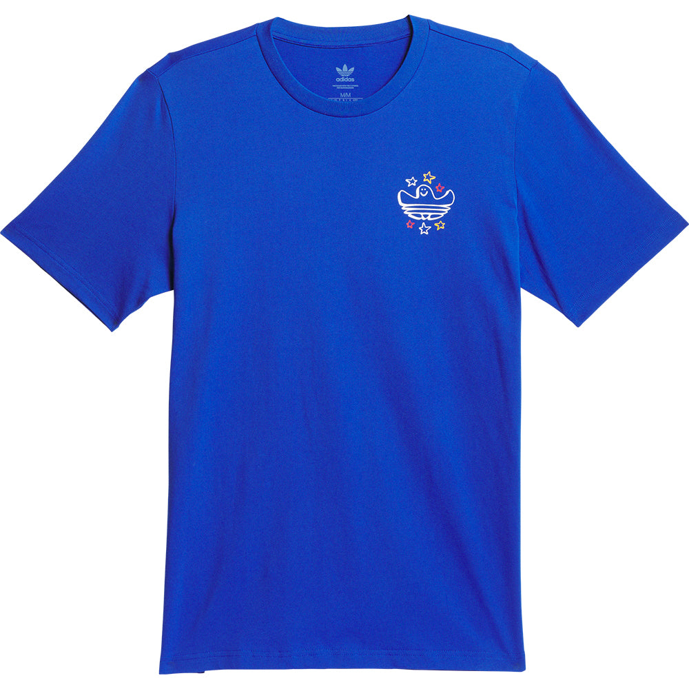 adidas Shmoofoil All Star Short Sleeve Tee Royal Blue/Multicolour