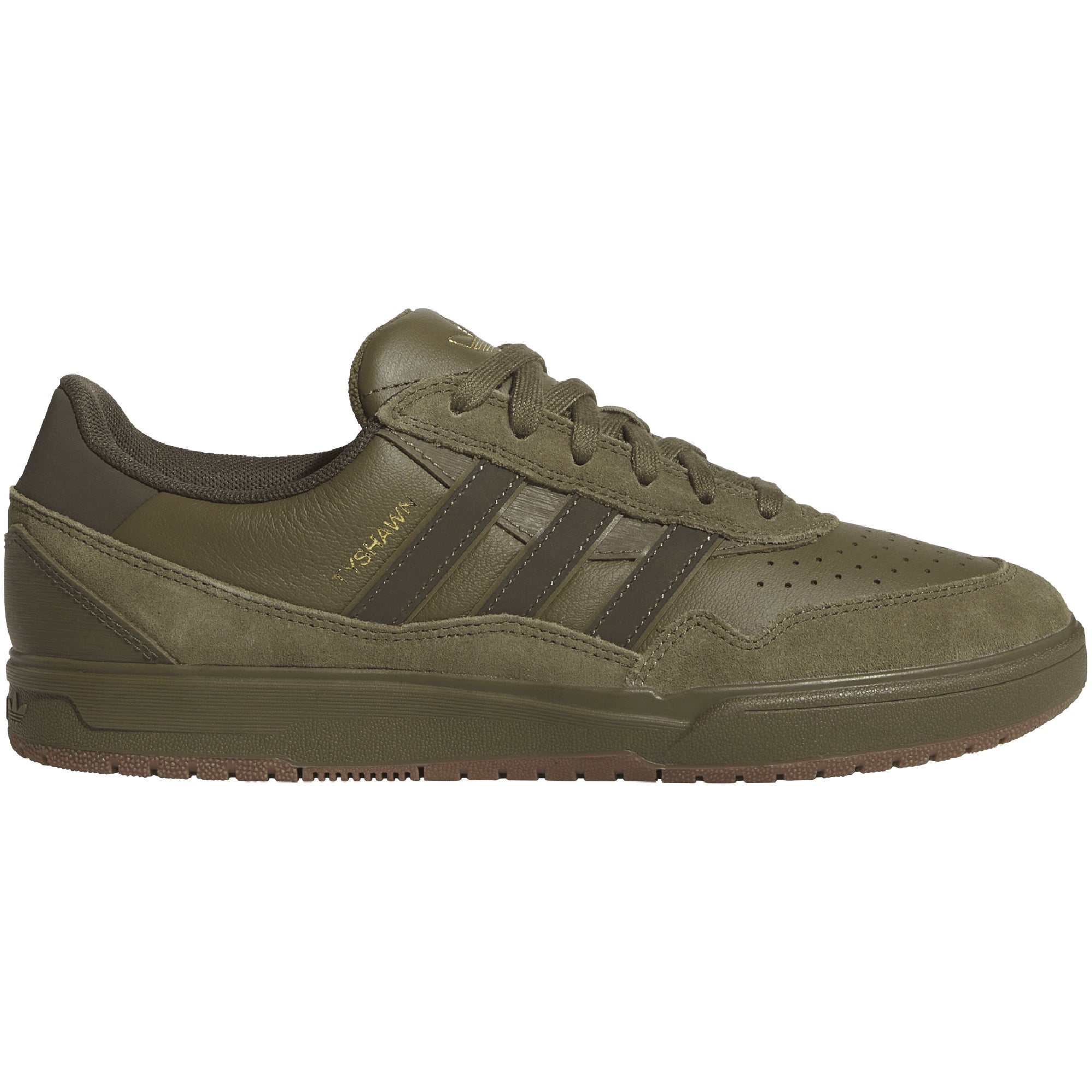 adidas Tyshawn II Shoes Olive Strata/Shadow Olive/Gum 5