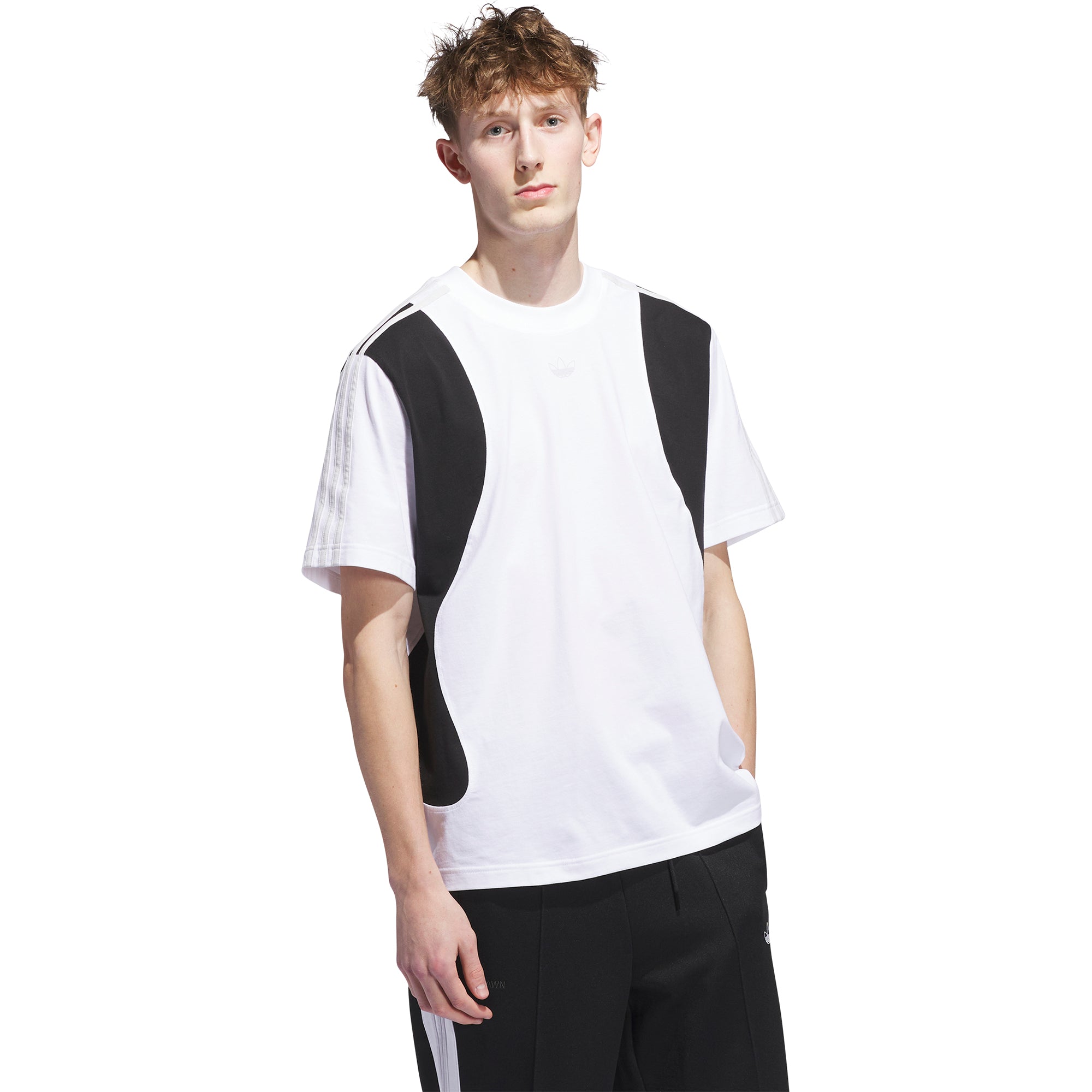 adidas Tyshawn T Shirt White/Black