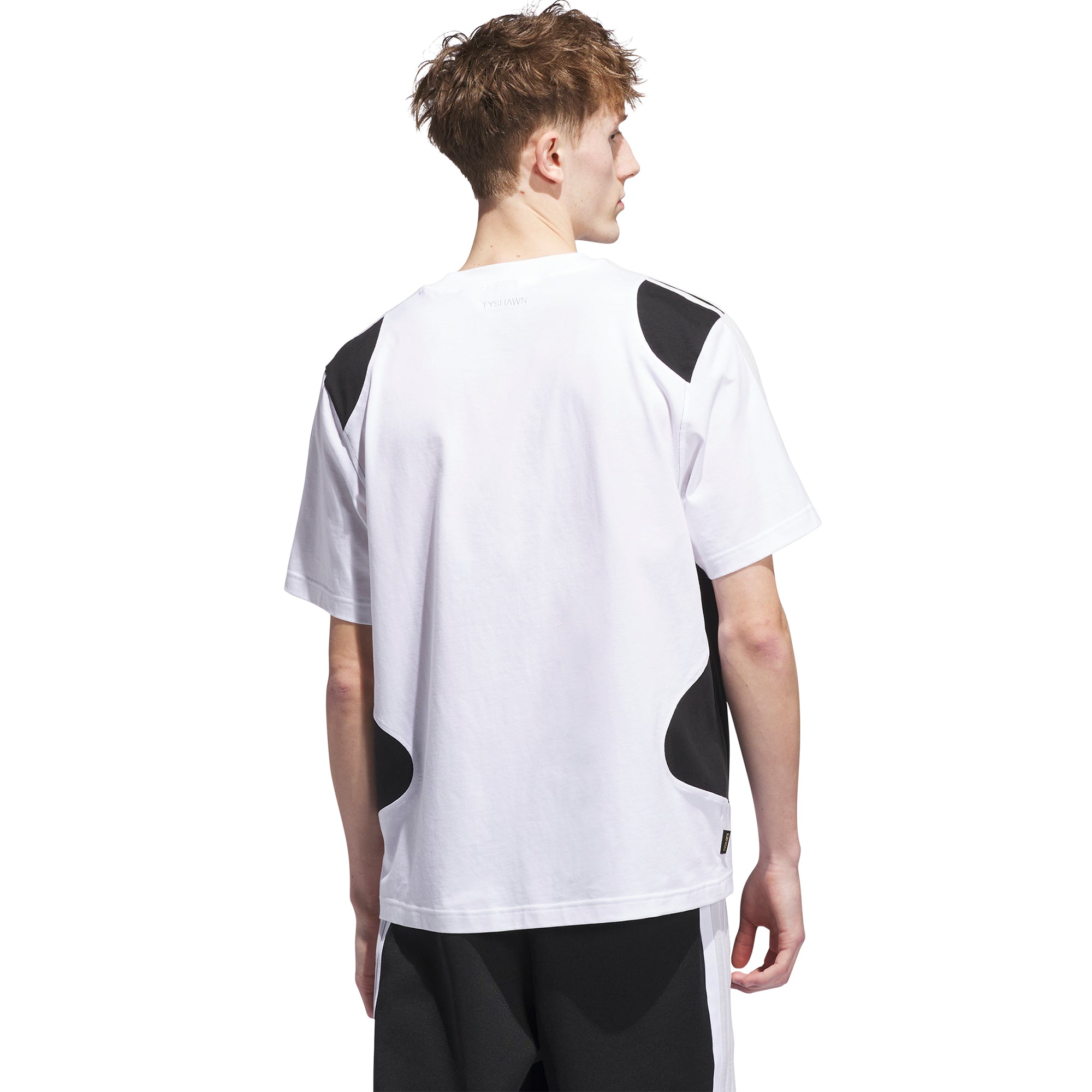adidas Tyshawn T Shirt White/Black