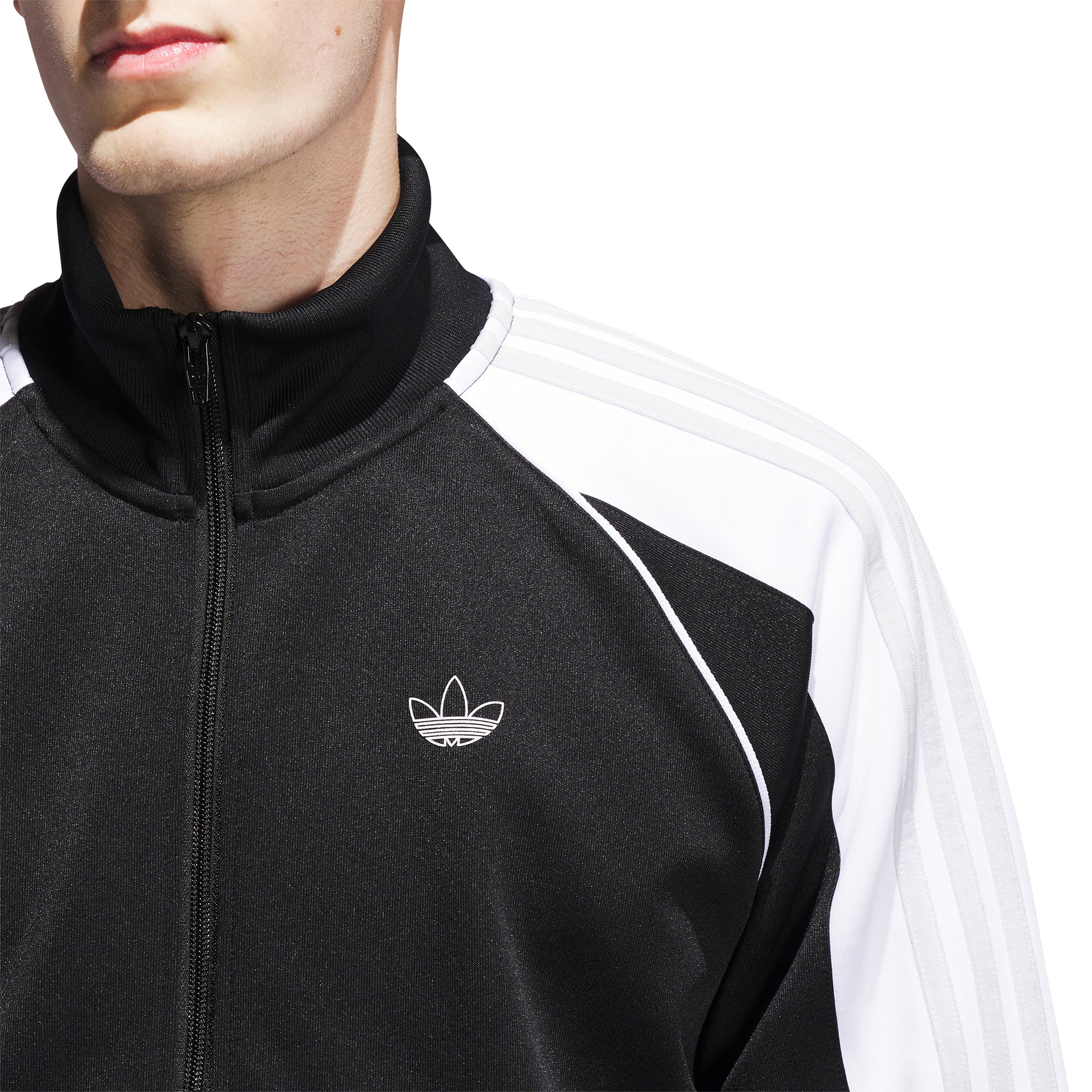 adidas Tyshawn Track Jacket Black/White/Dash Grey