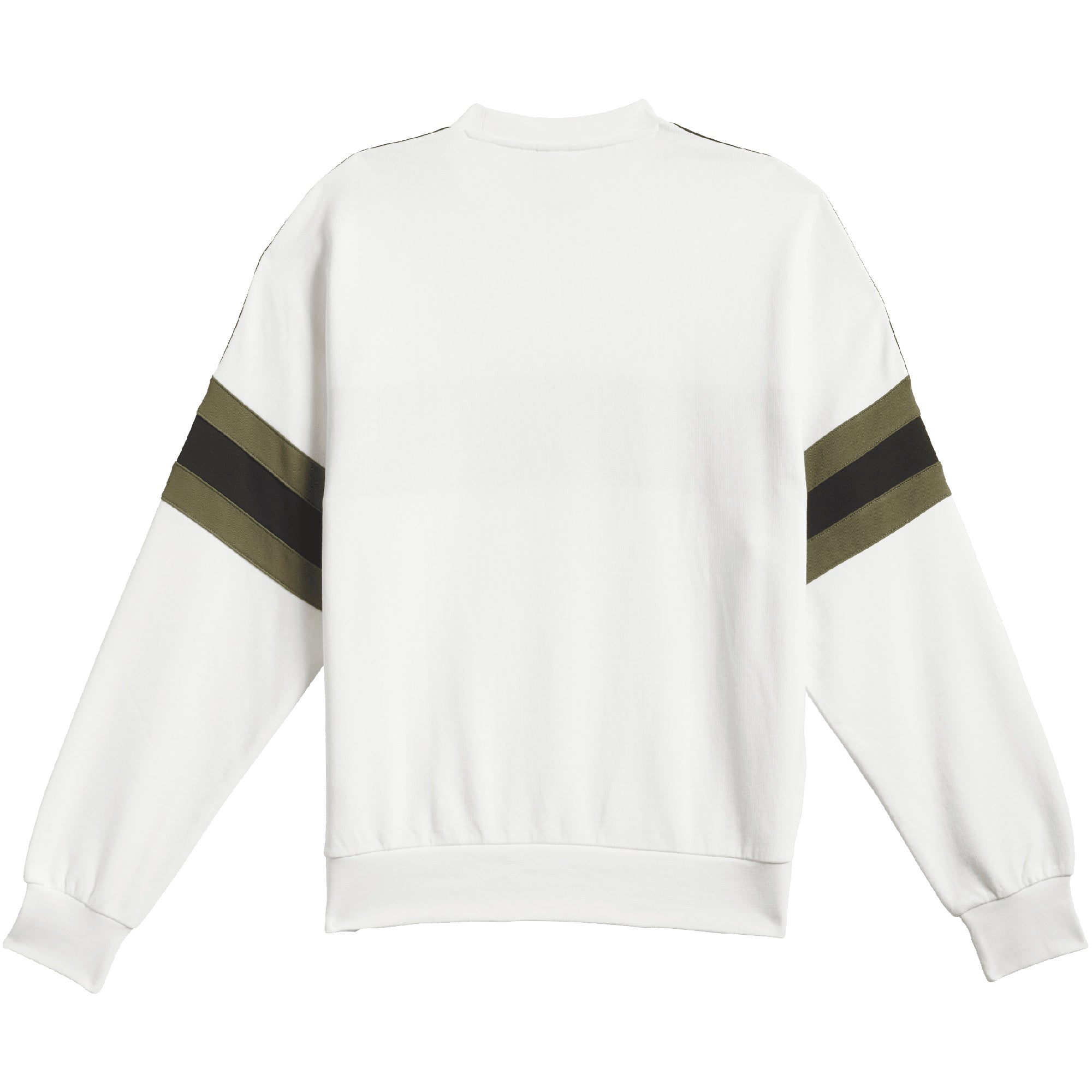 adidas Vintage Inspired Crewneck Sweatshirt Core White/Olive Strata/Black