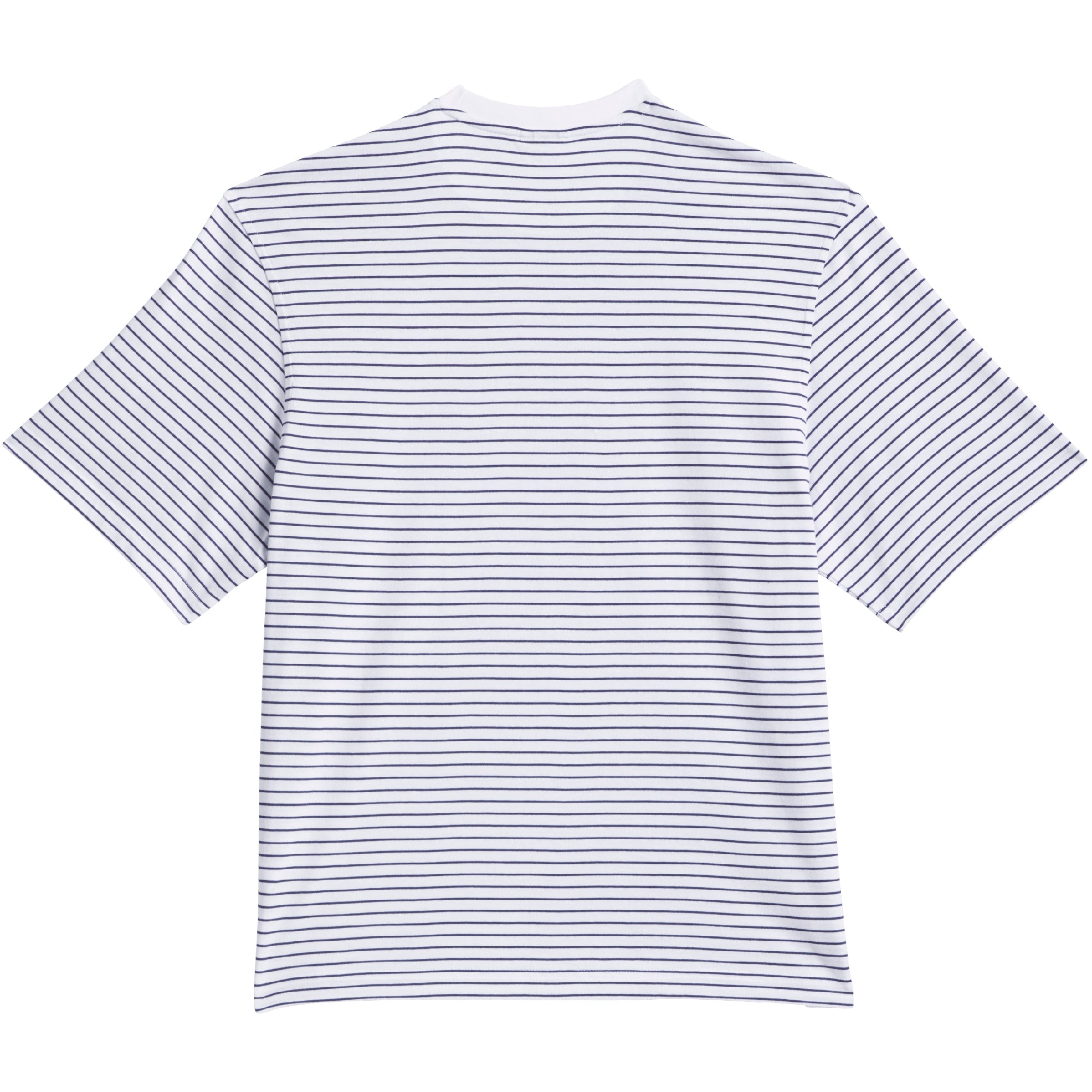 adidas Yarn Dye Tee White/Dark Blue