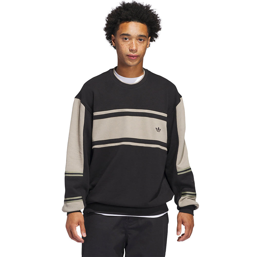 adidas Classic Crewneck Sweatshirt Black/Putty Beige