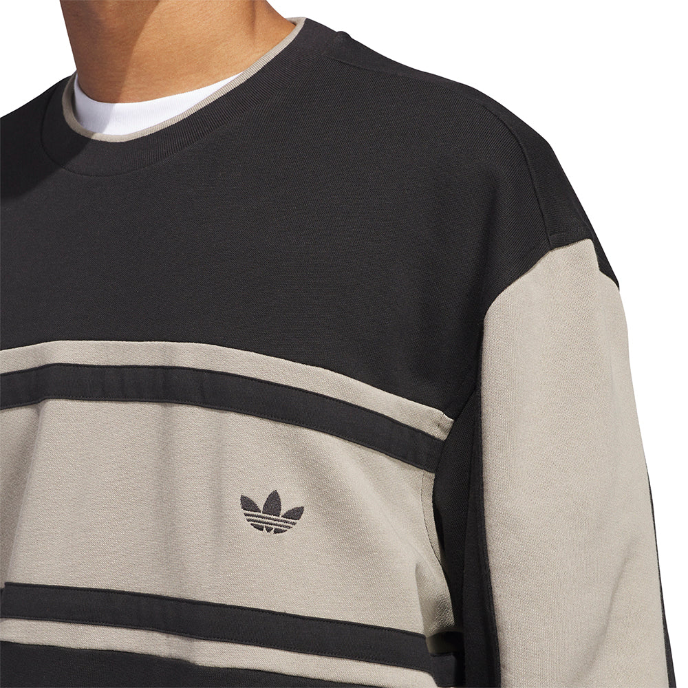 adidas Classic Crewneck Sweatshirt Black/Putty Beige