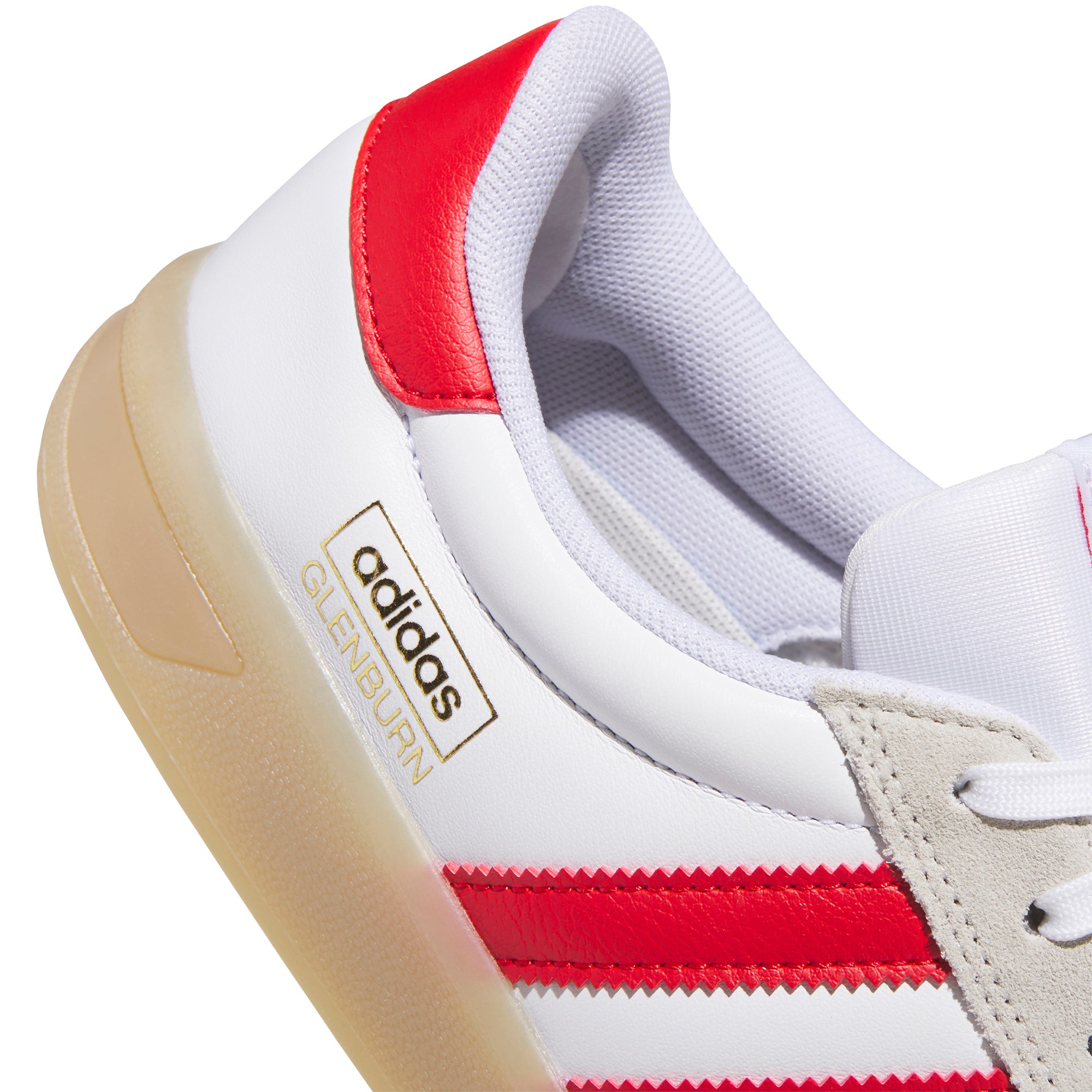 adidas Glenburn Shoes Cloud White/Better Scarlet/Gum