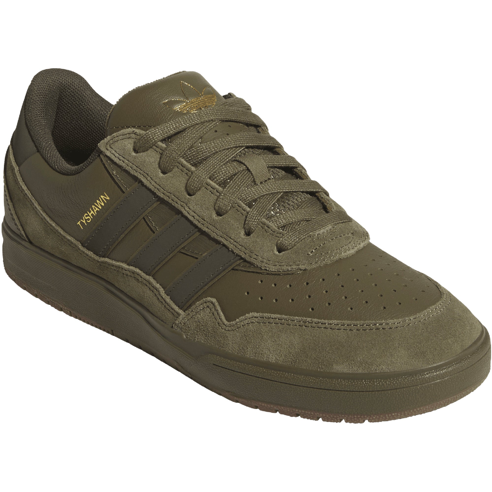 adidas Tyshawn II Shoes Olive Strata/Shadow Olive/Gum 5