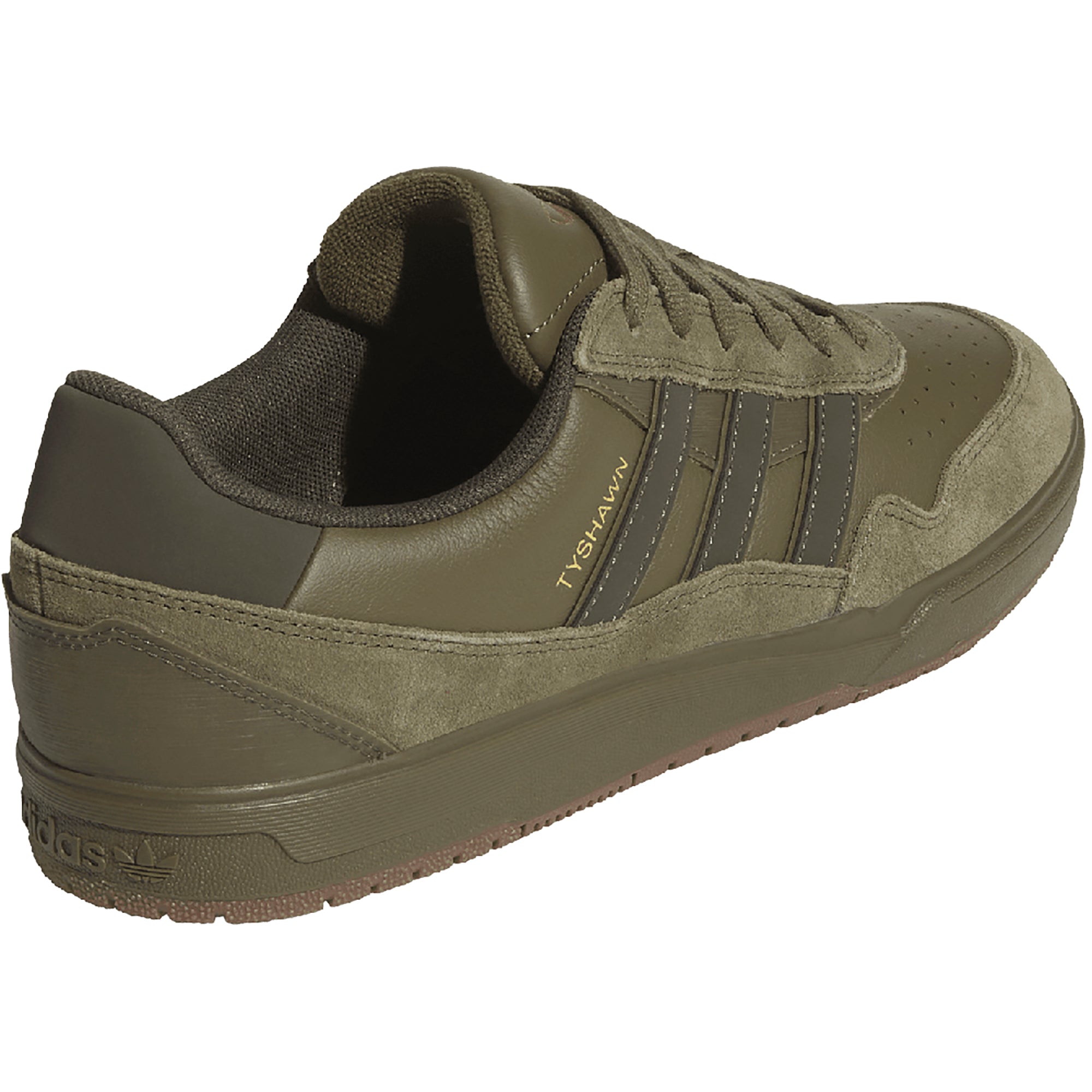 adidas Tyshawn II Shoes Olive Strata/Shadow Olive/Gum 5