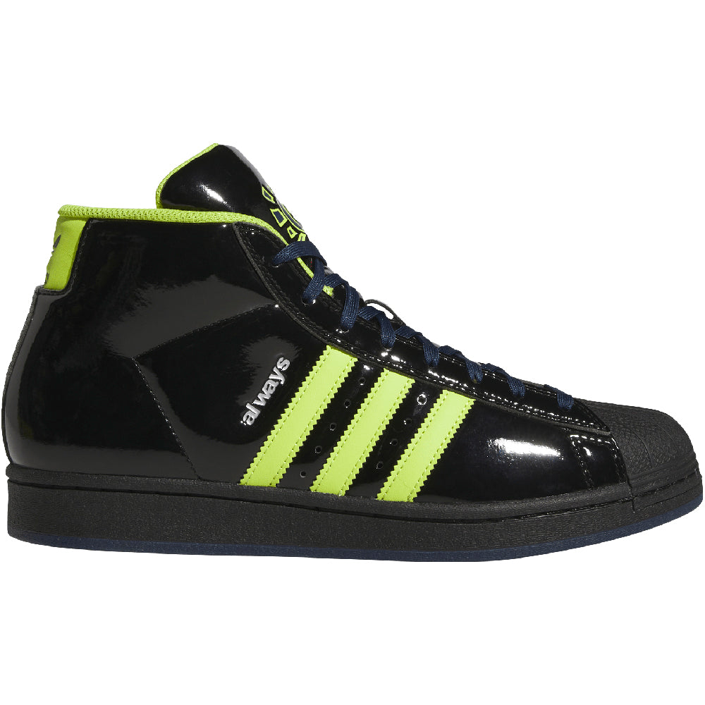 adidas x Always Do What You Should Do Pro Model Shoes Core Black/Solar Slime/Collegiate Navy