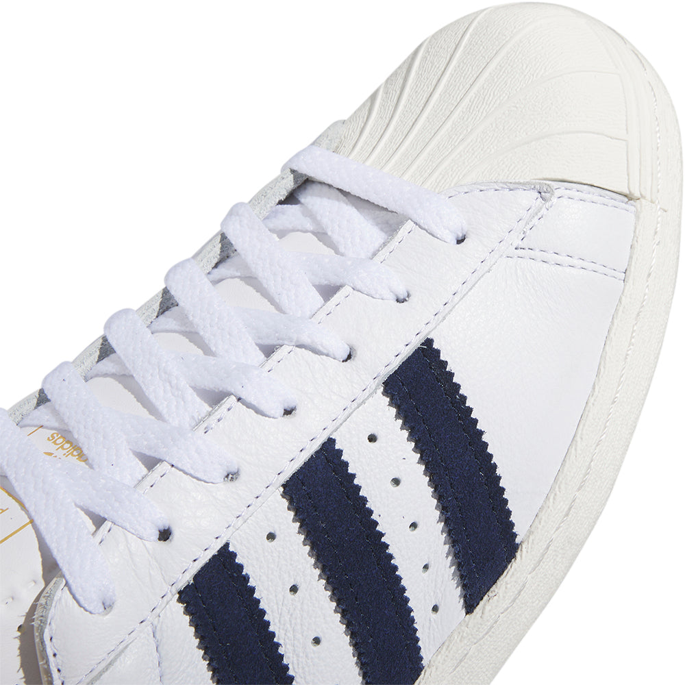 adidas x Pop Trading Company Superstar ADV Shoes Cloud White/Collegiate Navy/Chalk White