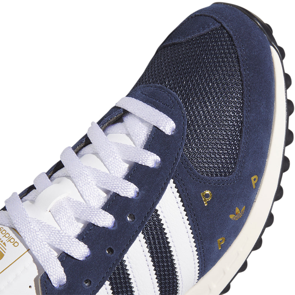 adidas x Pop Trading Company TRX Shoes Collegiate Navy/Cloud White/Chalk White