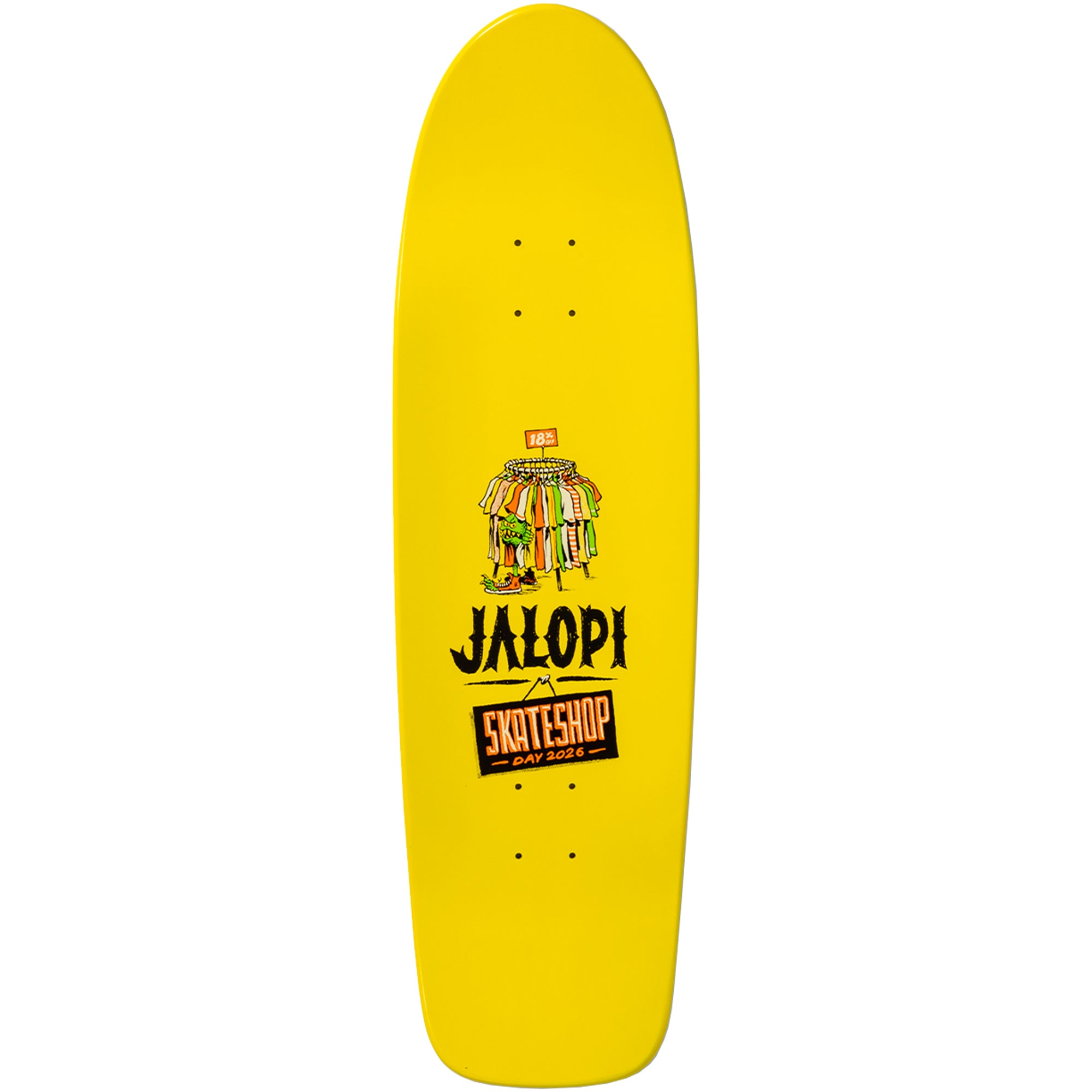 Antihero Skateshop Day 2026 Jalopi Shop Lurker Skateboard Deck 9.18"