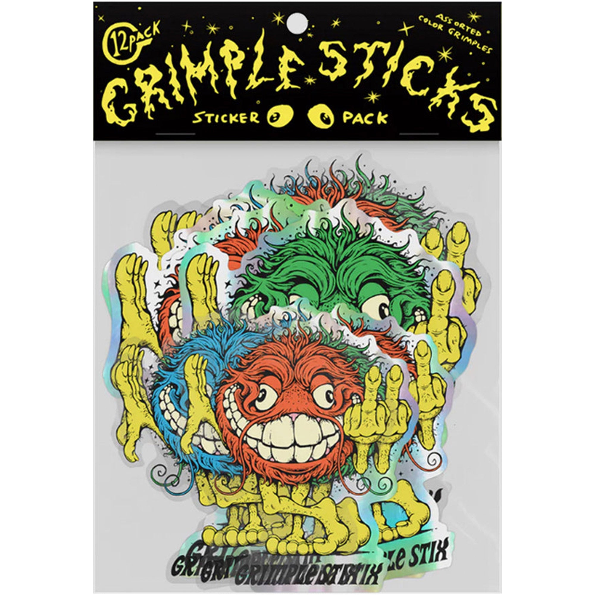 Antihero Grimple Sticks Asphalt Animals Sticker Pack