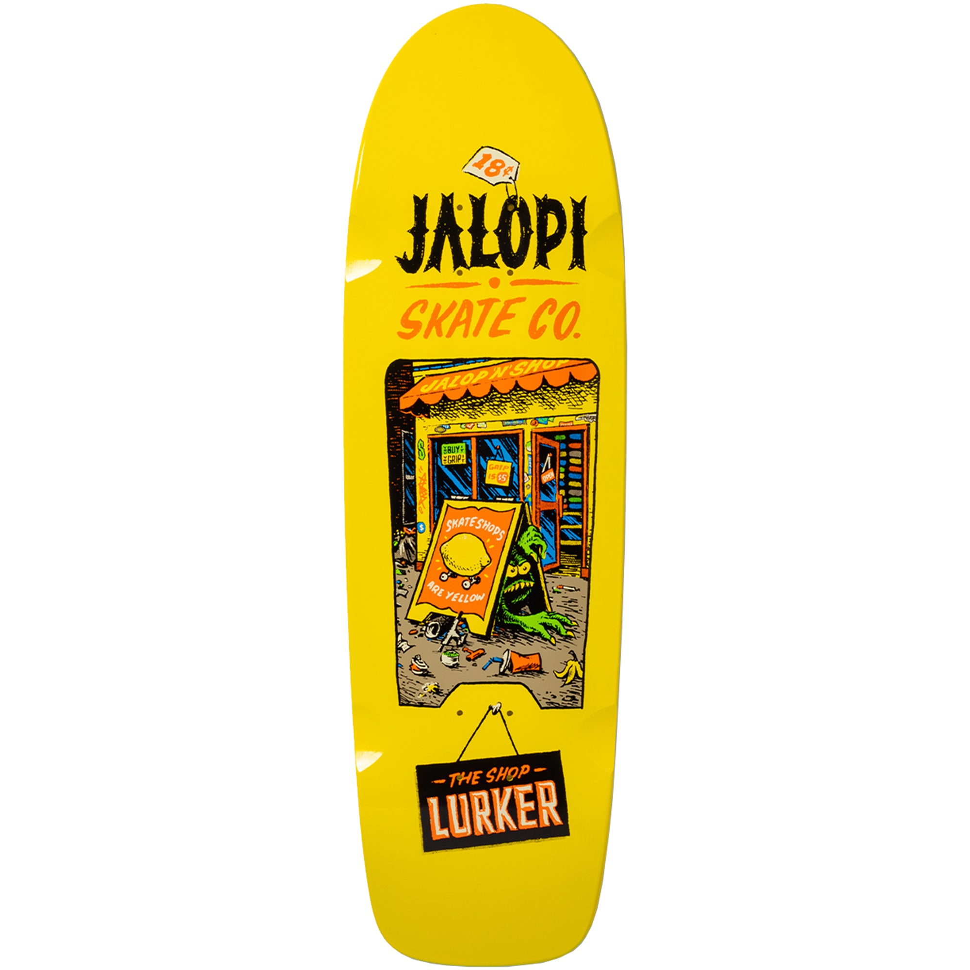 Antihero Skateshop Day 2026 Jalopi Shop Lurker Skateboard Deck 9.18"