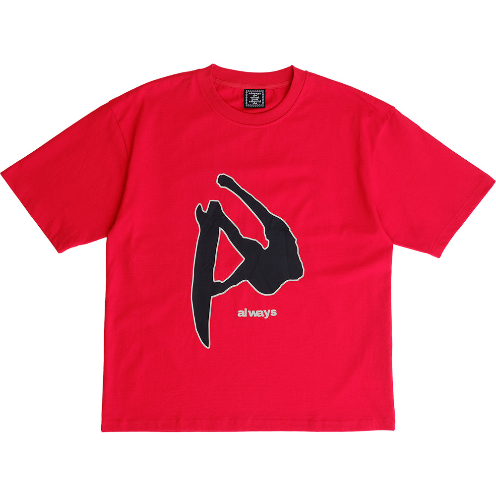 Always Do What You Should Do Fanning T Shirt Red
