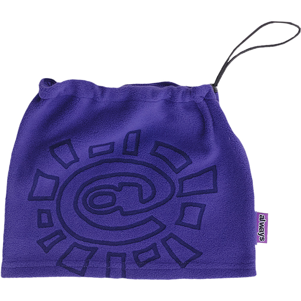 Always Do What You Should Do Polar Fleece Snood Purple