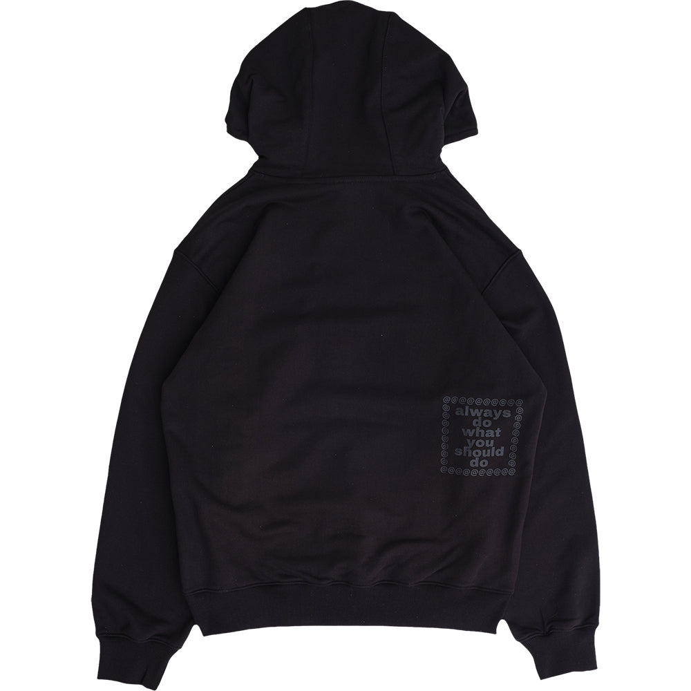 Always Do What You Should Do Snapper Rocks Hoodie Black