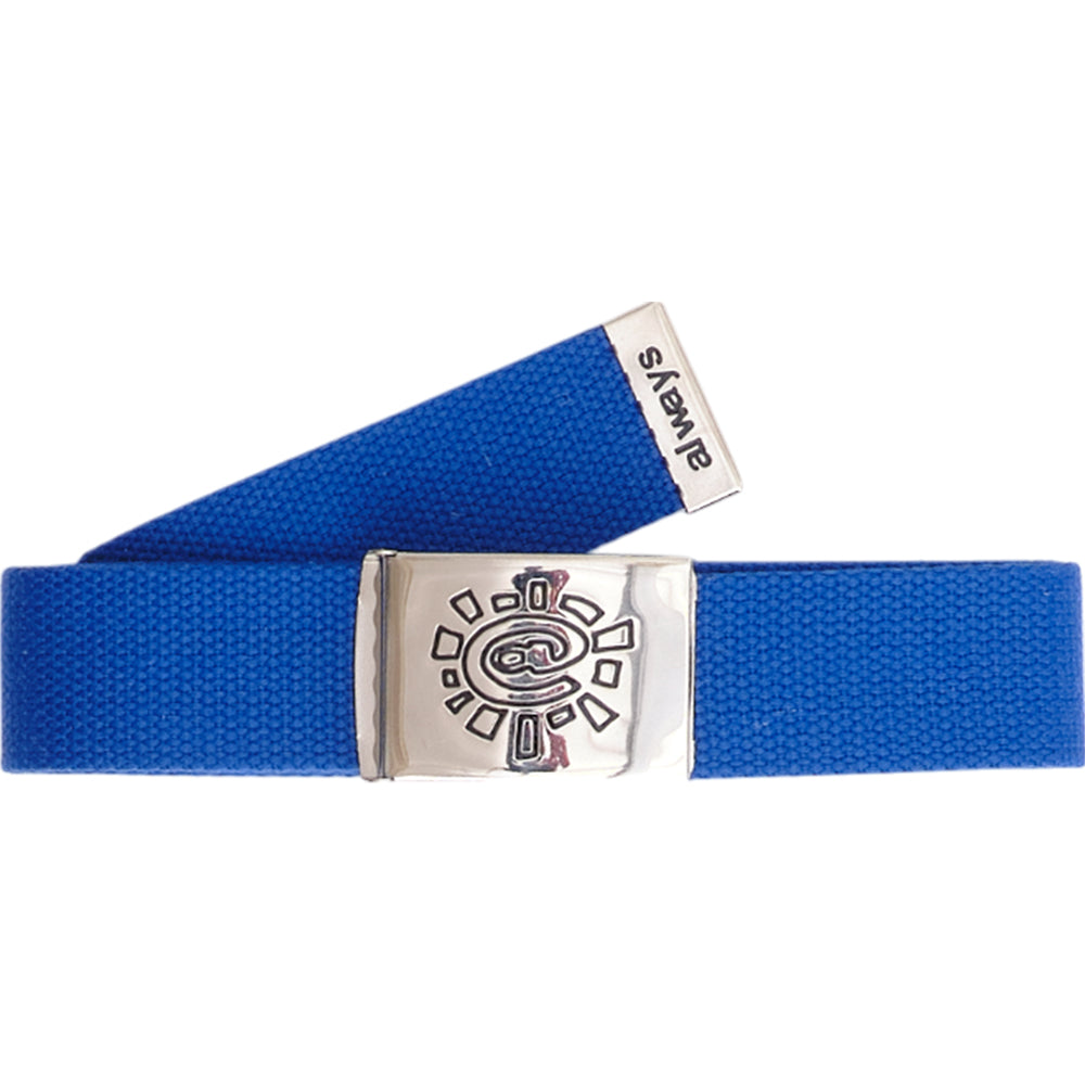 Always Do What You Should Do @sun Canvas Belt Blue