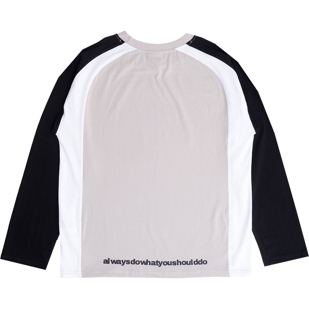 Always Do What You Should Do Animal Longsleeve T Shirt Silver