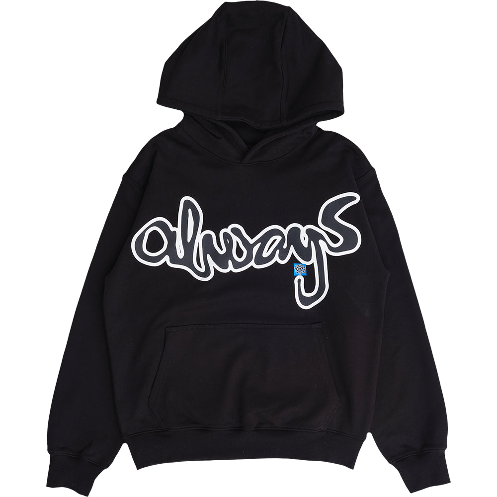 Always Do What You Should Do Snapper Rocks Hoodie Black