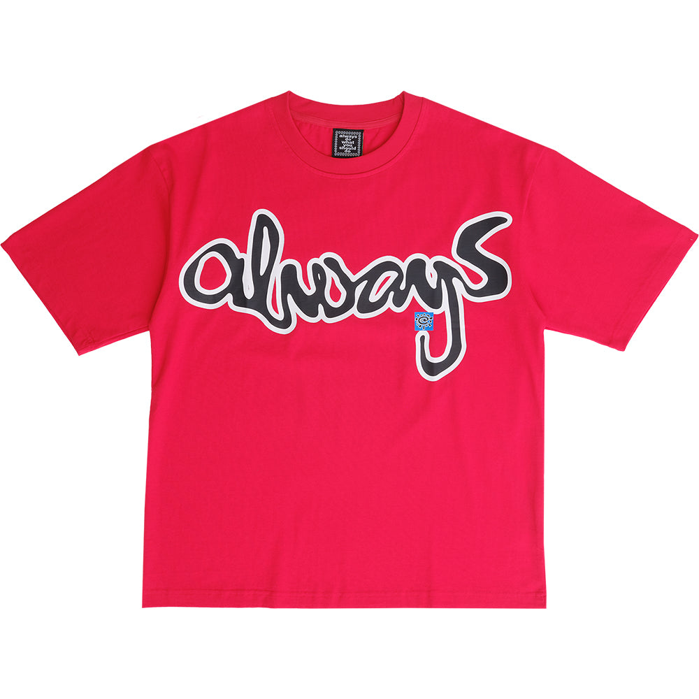 Always Do What You Should Do Snapper Rocks T Shirt Red