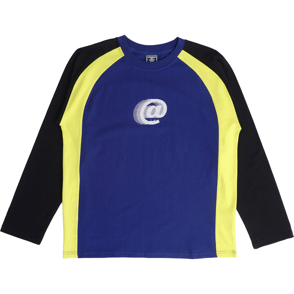 Always Do What You Should Do Animal Longsleeve T Shirt Blue