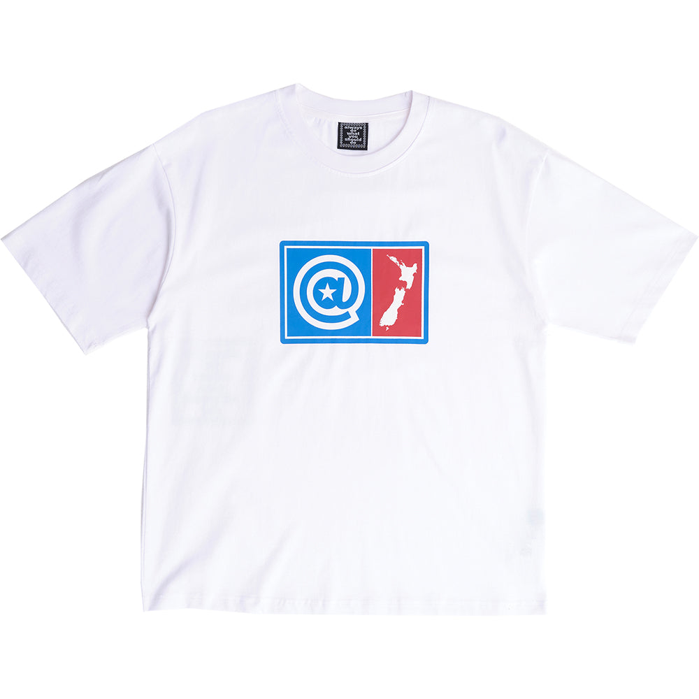 Always Do What You Should Do Coastlines T Shirt White