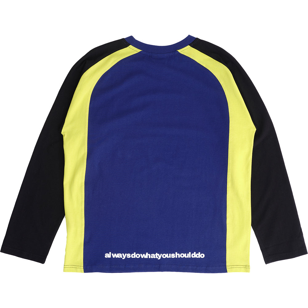 Always Do What You Should Do Animal Longsleeve T Shirt Blue