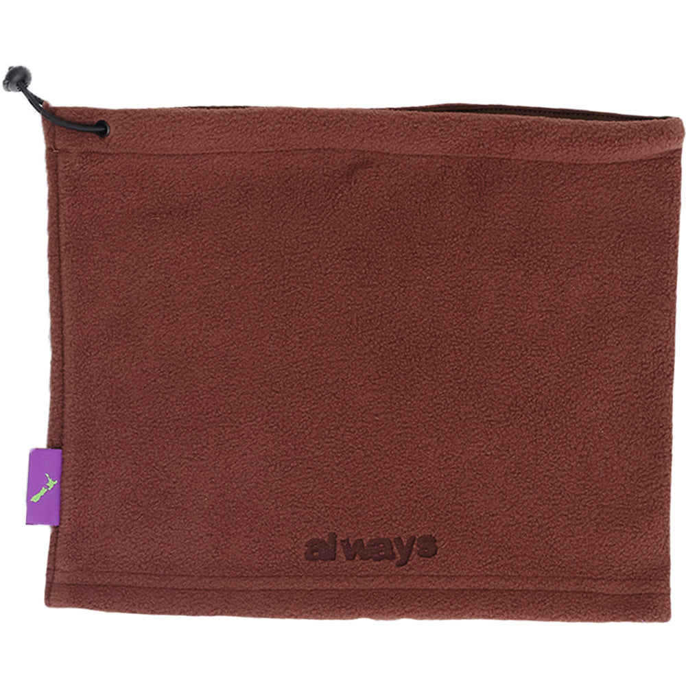 Always Do What You Should Do Polar Fleece Snood Brown