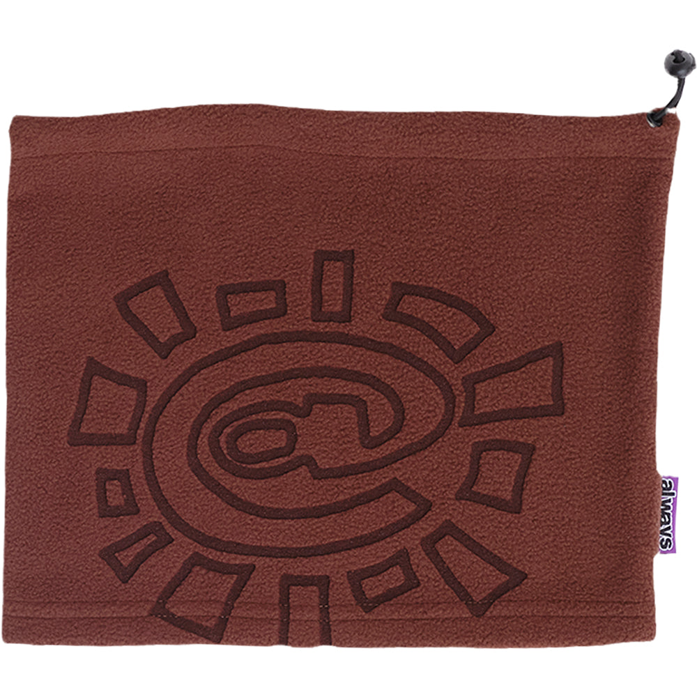 Always Do What You Should Do Polar Fleece Snood Brown