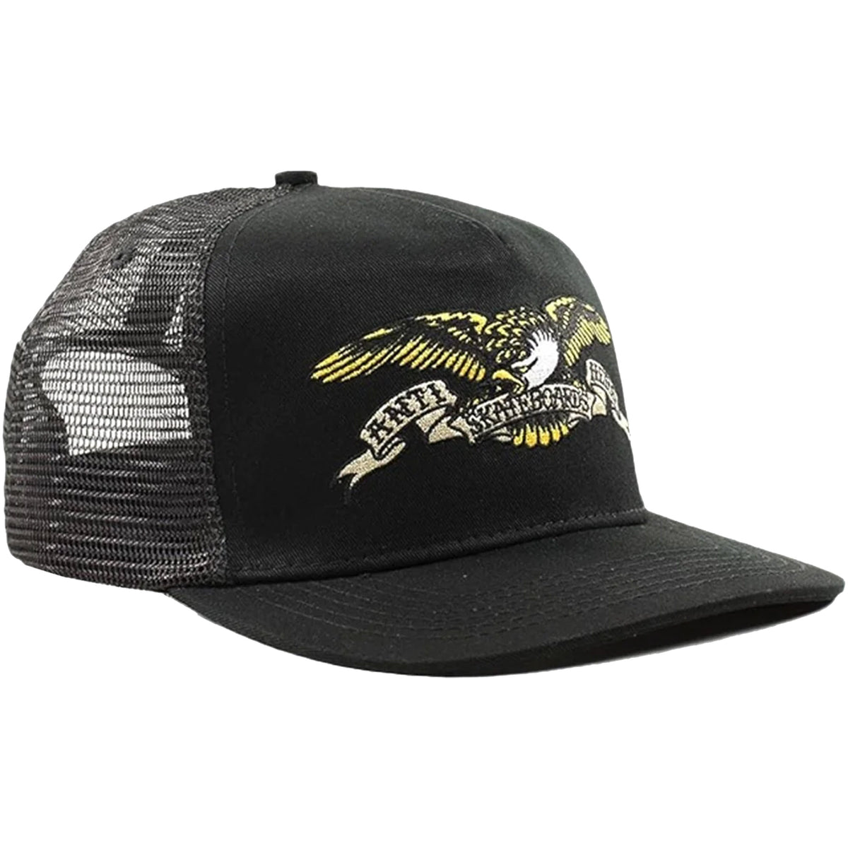 Antihero Eagle Embroidered Trucker Cap Black